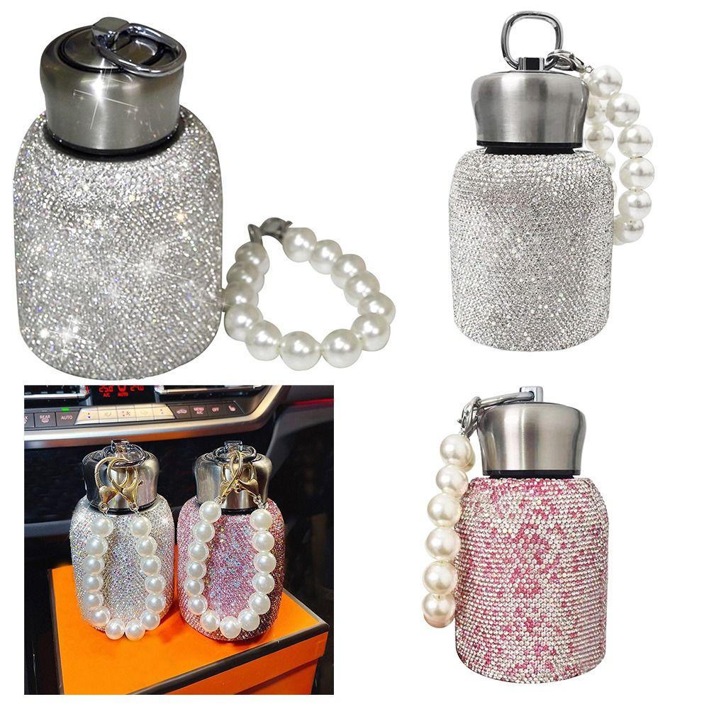 

Round Stainless Steel Water Bottle Solid Color Hot Cold Water Bottle Sports білий