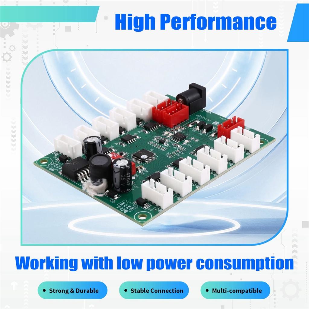A89X Smart Locker 12-Way Control Board 485 Communication Express Locker Lock Control Board for Electromagnetic Locker