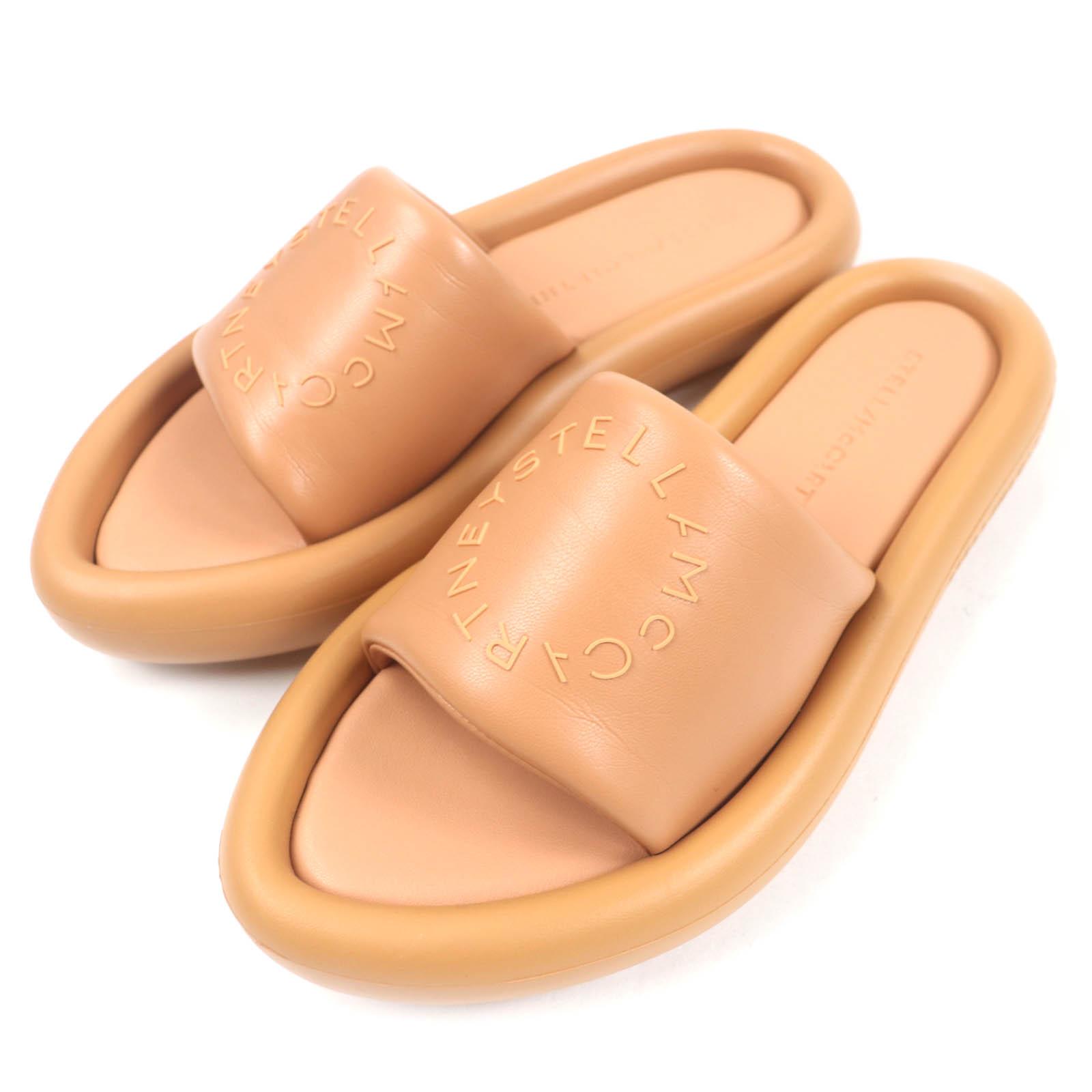 Превосходные сандалии Stella McCartney коричневого цвета из искусственной кожи женские 36 810050 Б/У