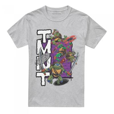 Teenage Mutant Ninja Turtles: Mutant Mayhem Unisex Adult Stacked T-Shirt