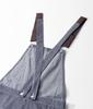 OKONKWO Railroad Stripe Work Overalls - Outdoor Canvas Jumpsuit