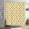 Bright Yellow Rubber Duck Pattern Shower Curtain Home Decor Bathroom Accessories Modern Stylish Waterproof Fabric for Bathtub En
