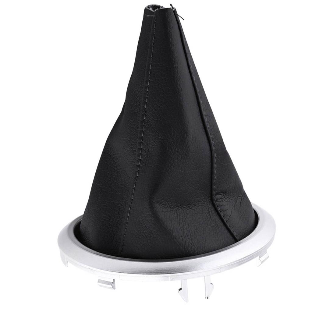 Car Black Manual Transmission Shift Lever Frame Boot Cover Fit For Suzuki Swift SX4 2005 2010