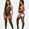 Body sexy a rete Caldi da Donna Calze a rete Body Lingerie Sexy Costumi Pornografici per Roleplay Jumpsuit Erotica Set Sessuale Esotico
