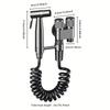 Modern Dual mop toilet cleaning faucet, wall mounted, dual outlet function water angle valve, non electric ceramic valve