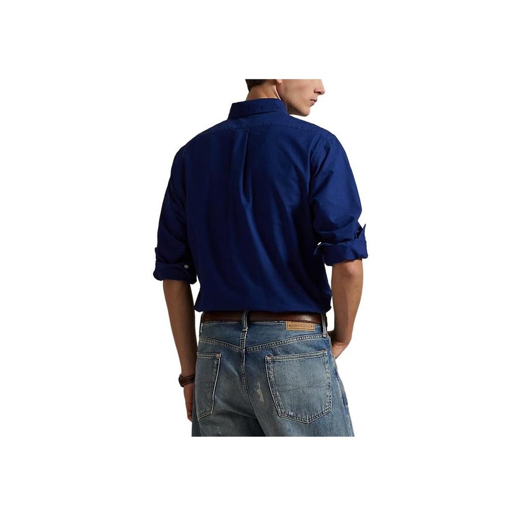Polo Ralph Lauren Solid Color Single-Breasted Loose Long Sleeve Shirt Men shirts MNPOWOV16824487-400