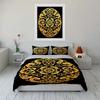 Luxury Golden Pattern Decoration Set Soft Comfortable Duvet Cover Bedding Set Included 1*Duvet Cover & 2*Pillowcases Gift