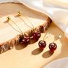 Sweet Cherry Earrings for Women Adorable Dangle Earrings Fruit Earrings Perfect Gift for Girls Charm Jewelry