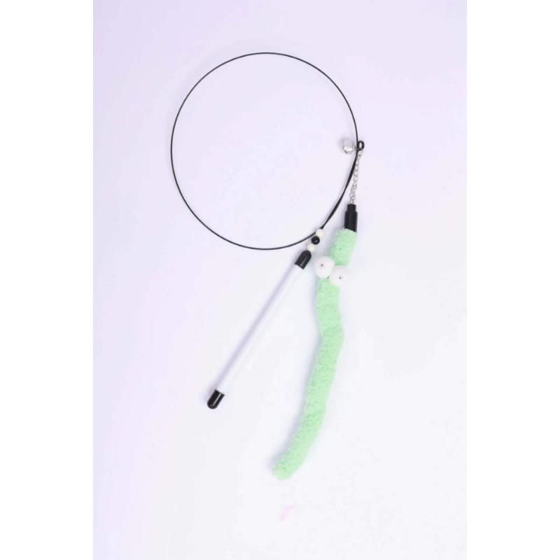 Cat Toys, Steel Wire Bells, Feather Elastic Steel Wire Rods, Cat Toys, Pet Supplies, Cat Toys