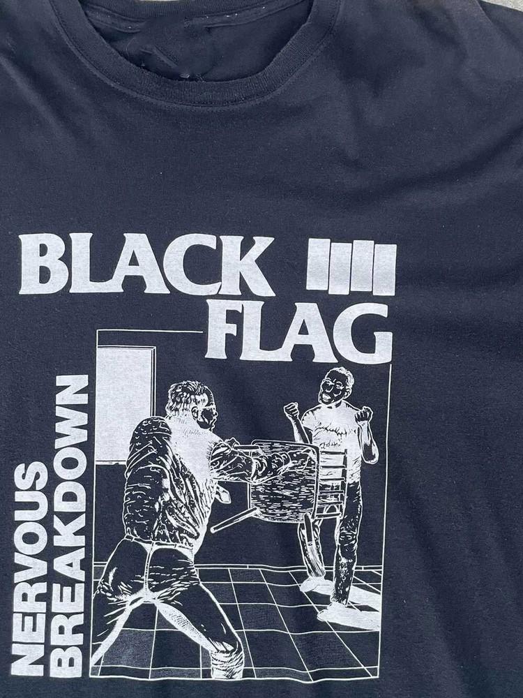 

Black Flag Vintage Nervous Breakdown T-shirt Cotton Unisex Tee S-4Xl M298 Unisex T-Shirt S