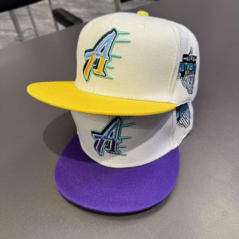 Unisex verstellbare Flat-Brim Hip-Hop-Kappe – Frühling/Sommer breite Krempe, perfekt für den Herbst