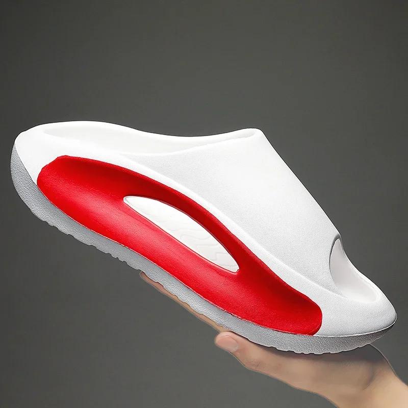 Living Room Slippers Walk Around Home Genuine Mens Slipper for Men Men's Shoes 2024 Male Shoes Sneakers Comfortable Man Sandal