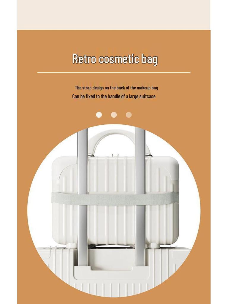 Durable Silent Wheel Trolley Case: Mother & Son Travel Suitcase with Combination Lock