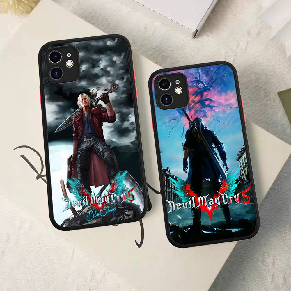 Classic Action Game D-Devil M-May C-Cry For Silicone Matte Phone Case For IPhone 16 Pro Max 15 14 13 12 11 X XS MAX