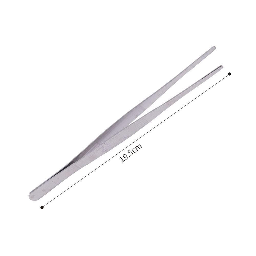 AA Thickened Stainless Steel Swiss Tweezers - High Hardness, Wear-Resistant, Pointed Tip for Jewelry, Gardening, and Nest Maintenance.
