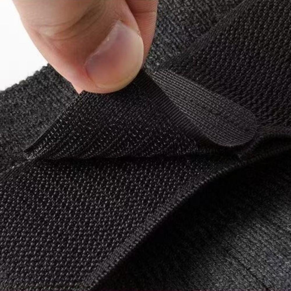 Elastische Warme Kniebandagen mit Riemen Kältefeste Thermische Beinwärmer Sport Zubehör