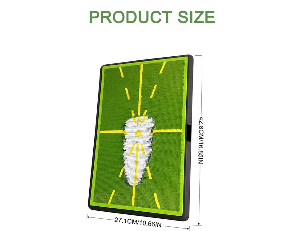 Golf Training Mat for Swing Detection Premium Golf Practice Hitting Mats for Indoor and Outdoor Use