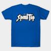 Men Black Print T-shirt Spinal Tap Band No-Cut Transfer Paper Print Cotton Tshirt