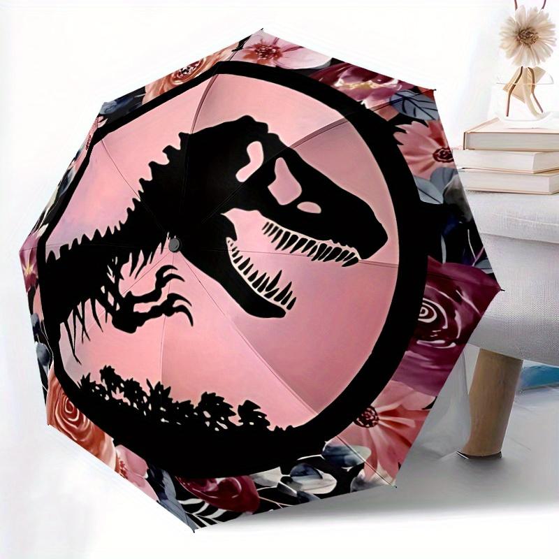 1pc Dinosaur Jurassic Windproof Automatic Windproof Umbrella, Lightweight for Women/Men, Perfect Christmas Gift 0811270