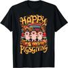 Happy Pigsgiving Pigs Pumpkins Fall Thanksgiving T-Shirt