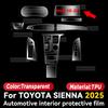 For TOYOTA SIENNA 2025 Car Interior Center Console Screen Protective Film Anti-scratch Repair Film Sticker Accessories