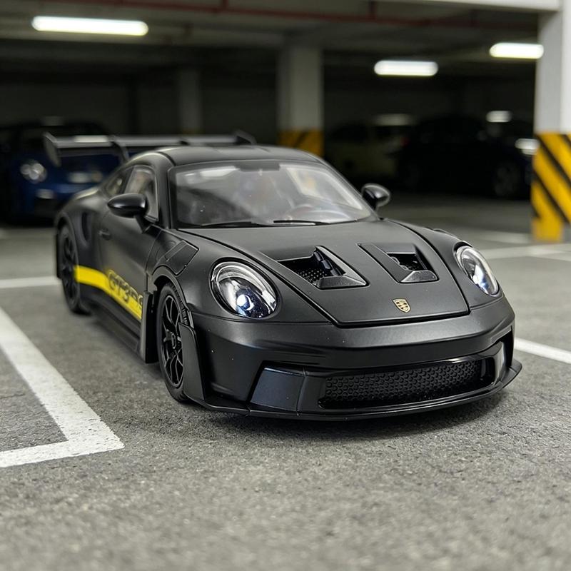 1:24 Simulation 911 Gt3 Rs Alloy Car Model Doors On Both Sides That Can Be Opened Rich In Details, Finely Crafted