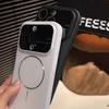 Luxury Camera Large Window For Magsafe Phone Case for iPhone 17 Air 16 14 15 13 12 11 17 Pro Max Magnetic Shockproof Hard Cover