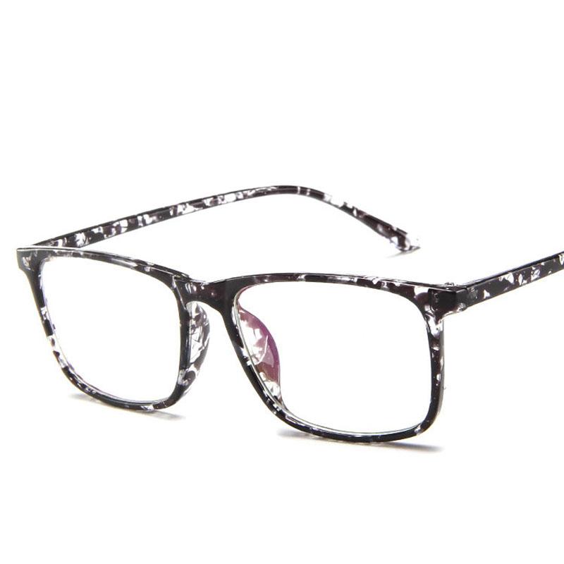New Korean Style Glasses Frame Men Women Fashion Square Shape Man Woman Eyeglasses Factory Low Price Decorative Glasses