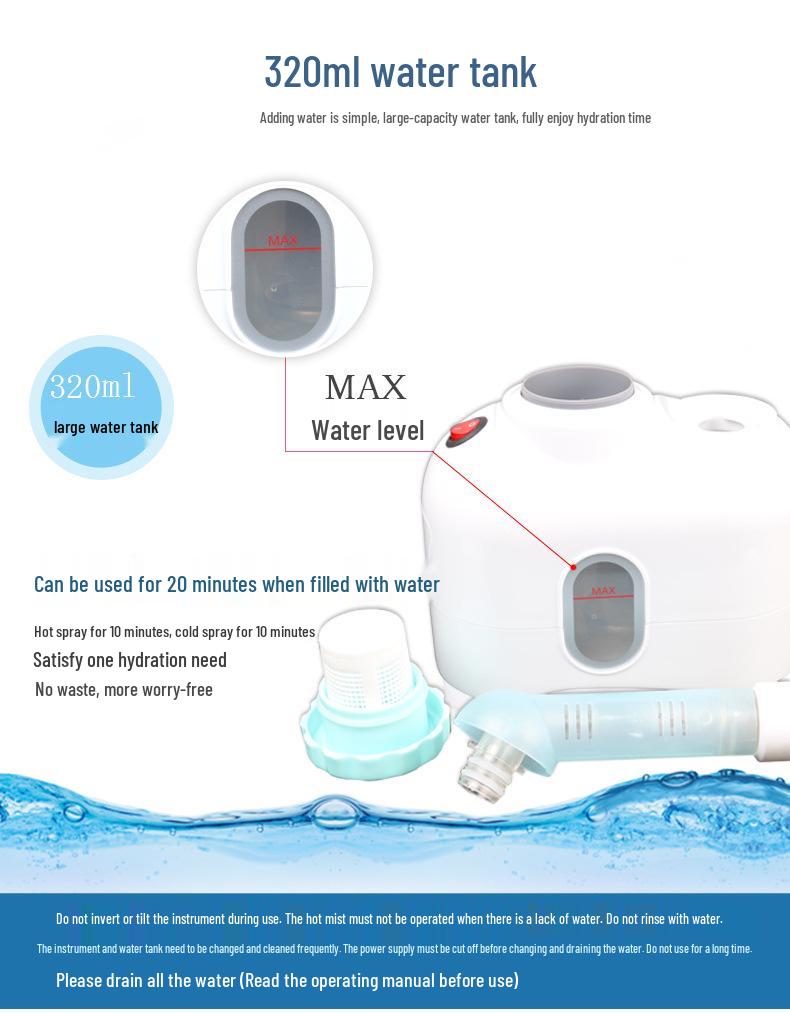 Taidong Small Herbal Facial Steamer for Hydration and Eye Soothing