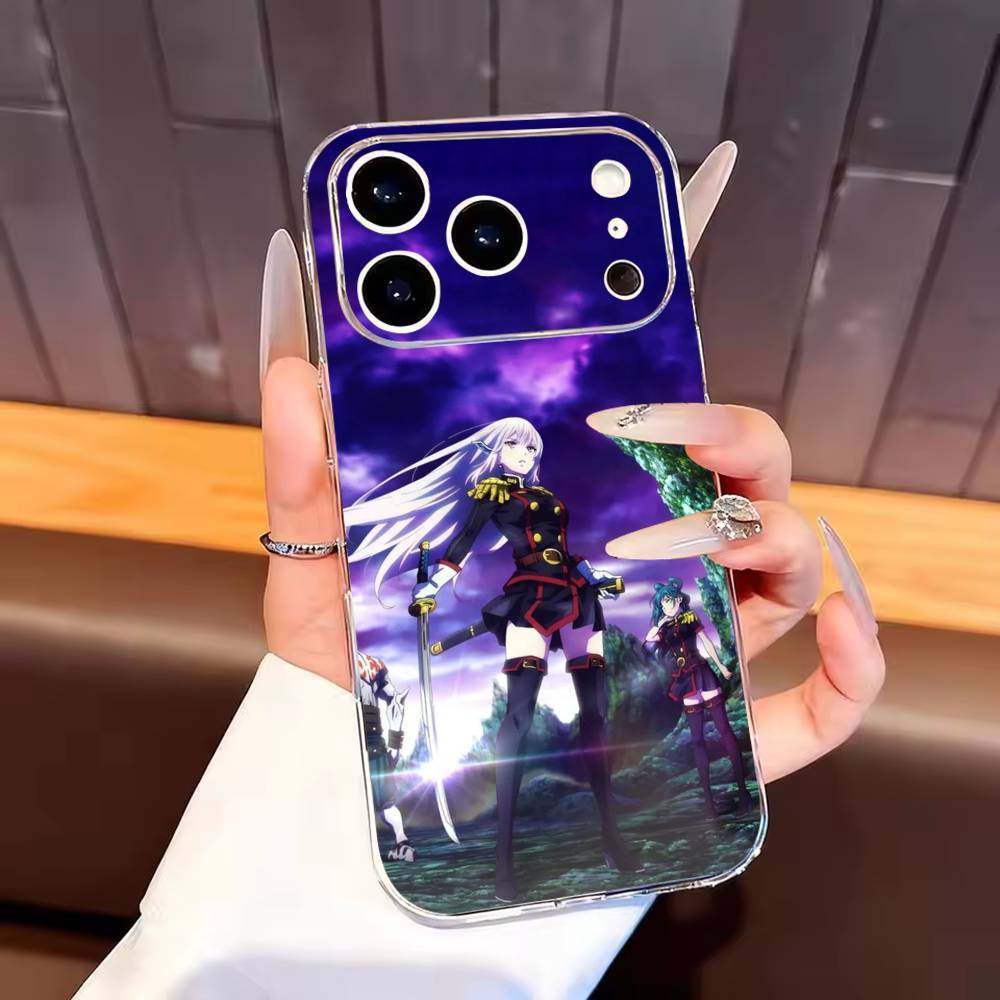 Chained Soldier Phone Case For iPhone17,16,15,14,13,12,11 Plus,Pro Max Soft Transparent Cover