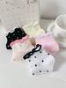 5 pairs of agaric edge summer thin sweet breathable wave spot girl socks