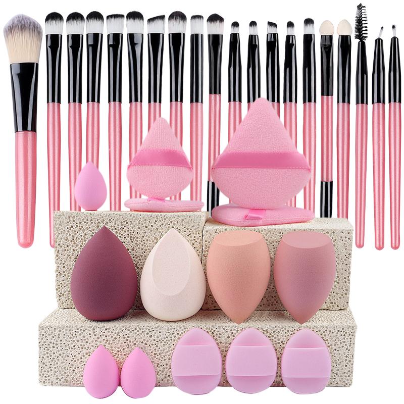 20Pcs Makeup Brush Set Eyeliner Blending Cheeks Eye Cosmetic Foundation Brushes ,Professional Complete Set for Face Eyeshadow
