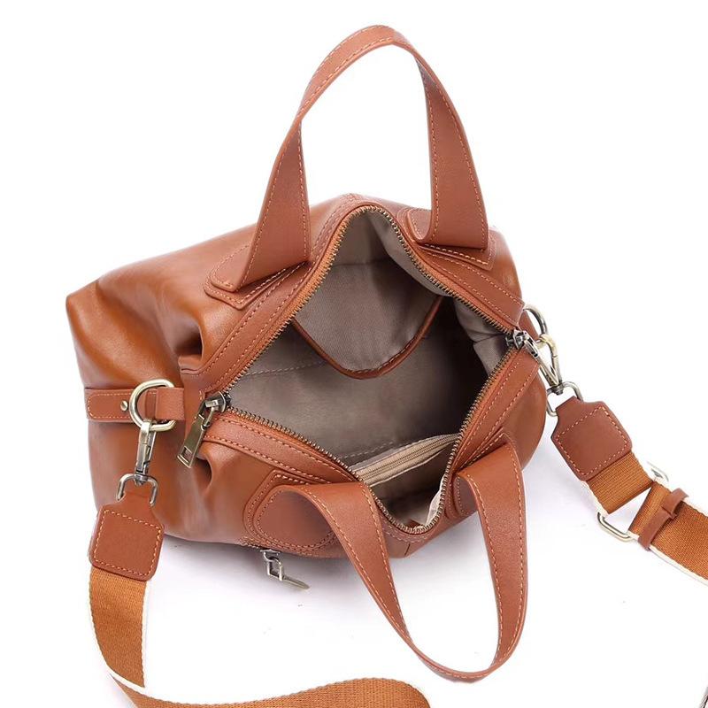 2025 Autumn Winter New Fashionable Elegant Top Layer Cowhide Bag for Women Large Capacity Handbag High-end Genuine Leather Crossbody Bag for Women