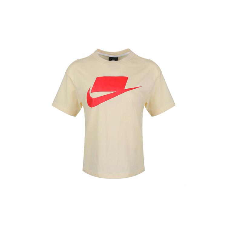 

New Nike T Shirt Women s Light Yellow AH4008-115 S