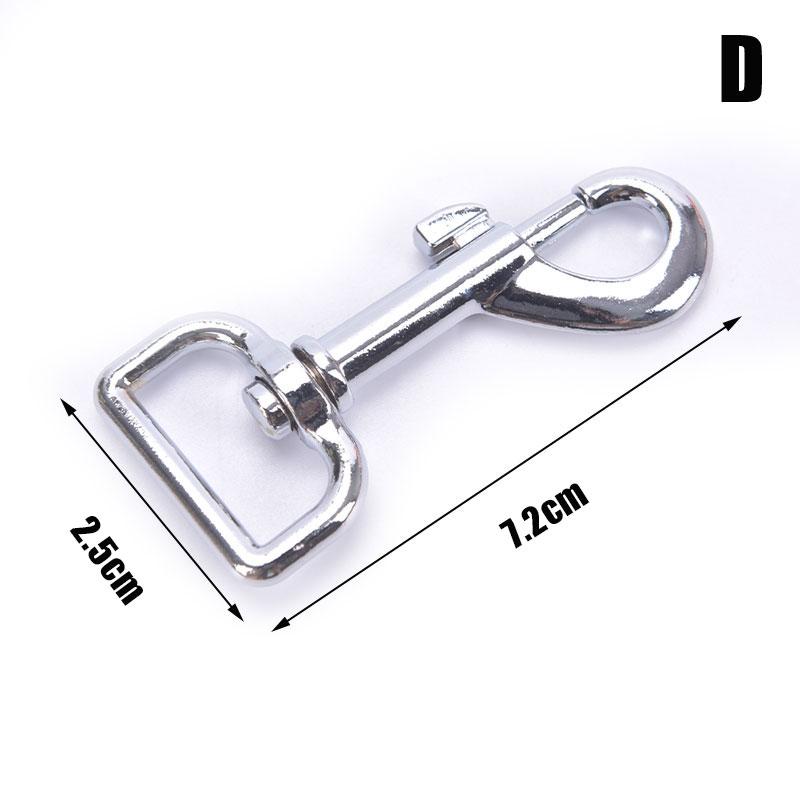 Small Dog Collar Leash Metal Buckle Hardware Sets Straps Swivel Pet Accessories