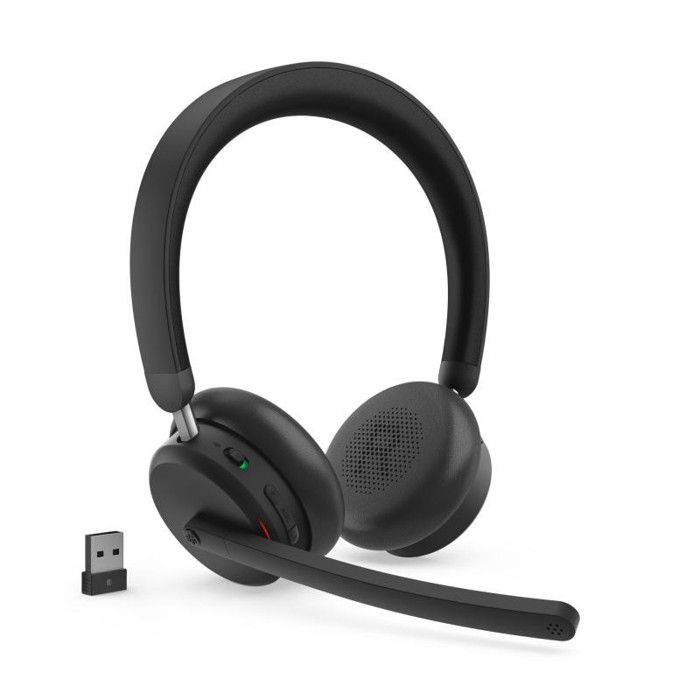 Wireless Headset - LENOVO - Dual-Mode Wireless ANC Headset 6550 - USB-A - Microsoft Teams - Active Noise Cancellation
