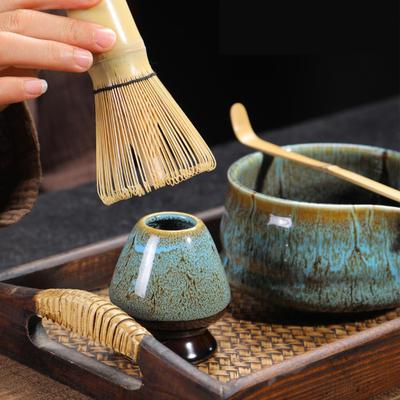 Matcha Bowl With Spout Japanese Matcha Bowl Ceramic Traditional Kiln Change Tea Making Tableware For Kitchen Decor Halloween