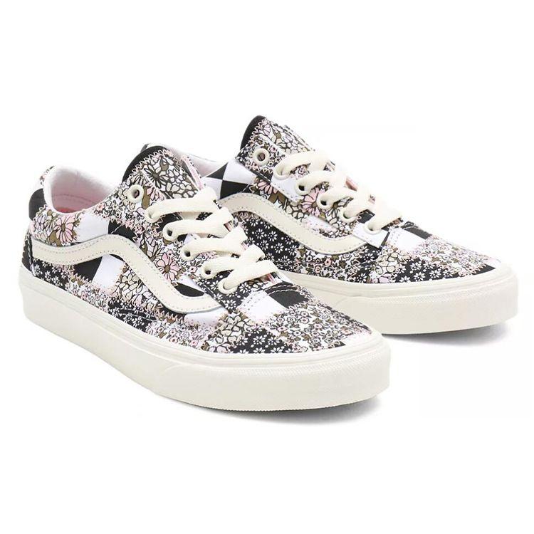 Vans Old Skool Patchwork Floral Unisex Sneakers Multi-Color Multi Marshmallow VN0A38G19FY