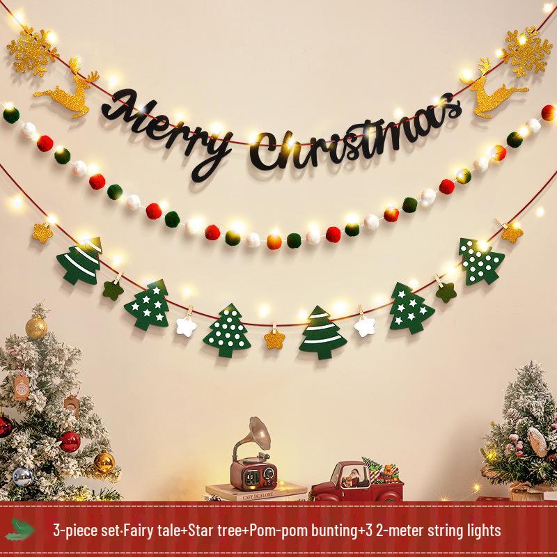 Christmas Tree Ornaments: Festive Banners, Lights & Hanging Decorations