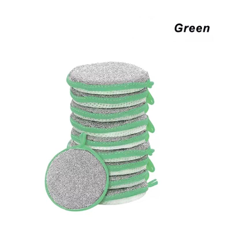 3-10pcs Double Side Dishwashing Sponge Reusable Washable Sponges Dish Washing Brush Household Cleaning Kitchen Clean Tools