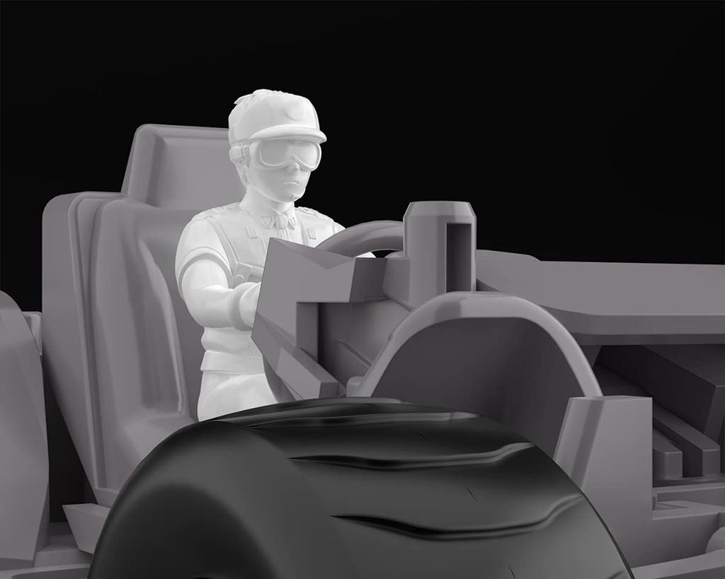 Aoshima Bunka Kyozaisha Mobile Police Patlabor Type 98 Special Command Vehicle Set of Total Height Plastic Model 2, Approx. 40mm, 1/43 Scale,