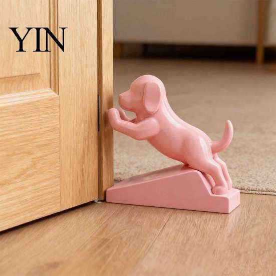 Slaapkamerdeur Accessoire Schattige Hond Stopper, 3D Geprinte Hond Wig, Decoratieve Kamerdecoratie Stop, Antislip Houder voor Slaapkamer, Babykamer, Geliefden