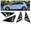 Car Front Triangle Window Louver Fit For VW Golf 7 MK7 MK7.5 2013~2020 Side Shutter Blind Shades Cover Trim Sticker Vent Carbon