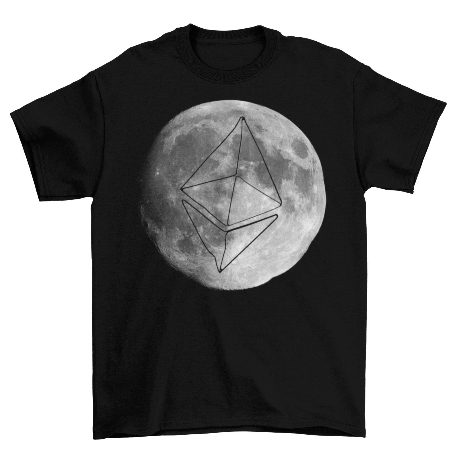 Ethereum To The Moon T-Shirt Unisex Cotton Adult Sizes Litecoin Crypto New XL