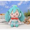 Miku Fuwa Petit Stewardess Air Hostess 32cm Sitting Plush Doll Authentic Genuine Original PP Cotton Filled Stuffed Toy