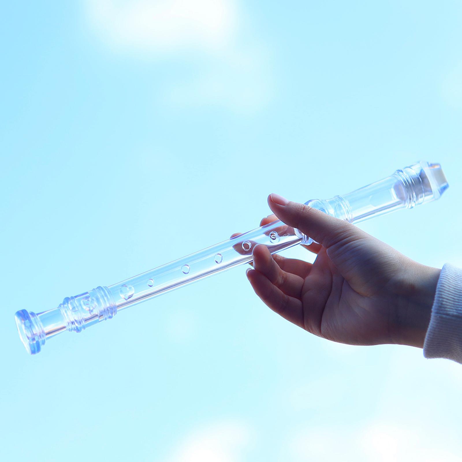 

Сопрановая блокфлейта немецкого стиля, продольная флейта, инструмент дескант, с шомполом для чистки чистый