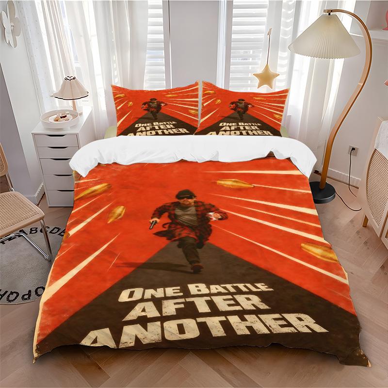 

3pcs One Battle After Another Bedding Set, Soft Polyester Duvet Cover and Pillowcases Machine Washable Seasons all suitable, Design for Bedroom345 135x200cm