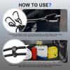 For Toyota Tacoma 2005-2025 Car Trunk Net Large Elastic Luggage Net Cargo Organizer Storage Stretchable Car Mesh Network Pocket