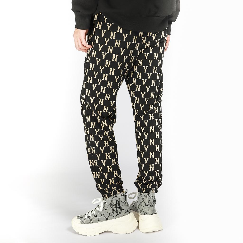 MLB Knitted Sweatpants Unisex Black 3ATPM0114-50BKS