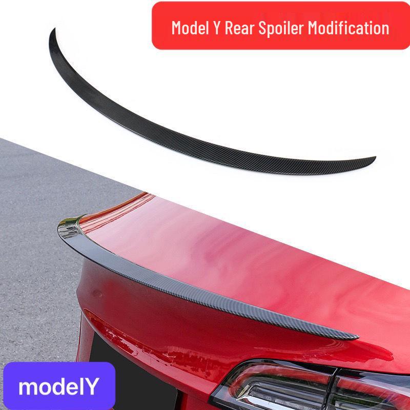 Compatible with Tesla Model 3: Modified Front Lip, Rear Spoiler, Side Skirts, Roof Spoiler, and Small Body Kit for P Version
